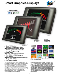 Thumbnail of document Data Sheet - OM-SGD-24-M Smart Graphics Process Meters, Color TFT Display